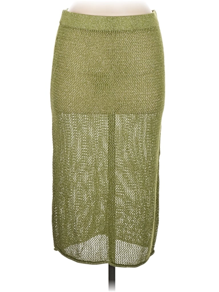 Pre-owned Future Collective Casual Skirt In Green