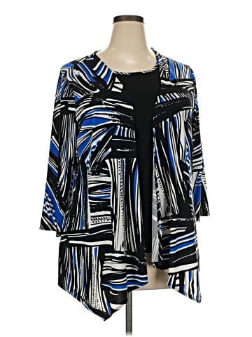 Travelers by Chico's 3/4 Sleeve T-Shirt (view 1)