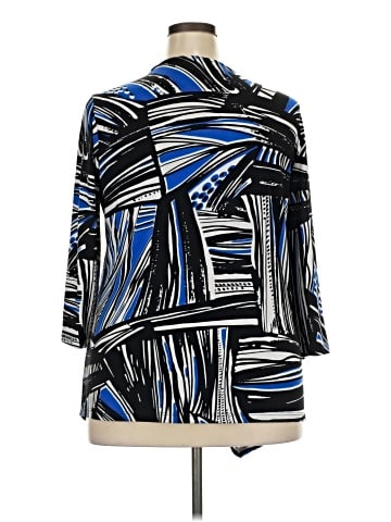 Travelers by Chico's 3/4 Sleeve T-Shirt (view 2)