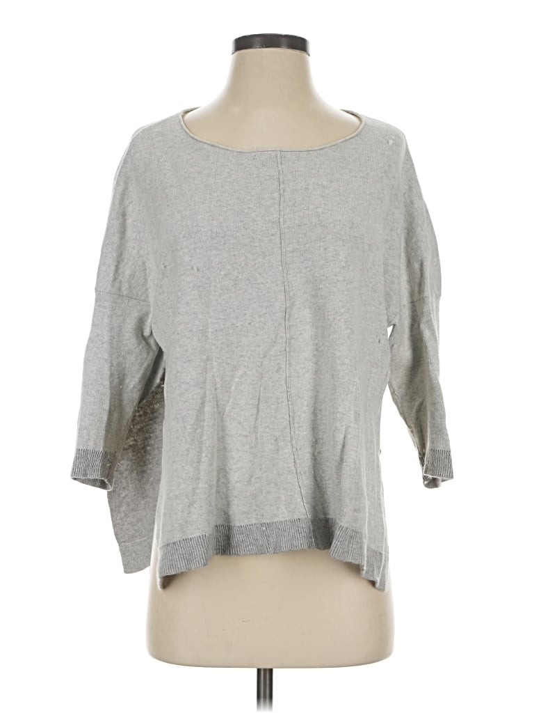 Pre-owned Skull Cashmere Pullover Sweater In Gray