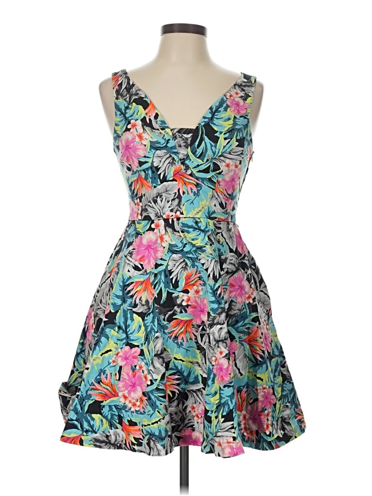 Pre-owned Guess Cocktail Dress In Teal