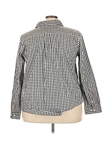 Ellos Long Sleeve Button-Down Shirt (view 2)