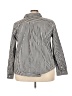 Ellos 100% Cotton Houndstooth Silver Long Sleeve Button-Down Shirt Size 26 - photo 2