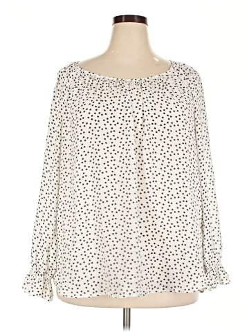 Karen Kane Long Sleeve Blouse (view 1)