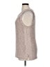 Ella Moss Tweed Tan Sweater Vest Size XL - photo 5