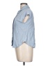 Blu Pepper 100% Rayon Blue Sleeveless Button-Down Shirt Size L - photo 5