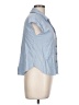 Blu Pepper 100% Rayon Blue Sleeveless Button-Down Shirt Size L - photo 4