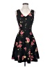 Soprano Floral Black Casual Dress Size S - photo 1