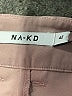NA-KD 100% Recycled Polyester Solid Tan Khaki Shorts Size EU 42 / US 12 - photo 3