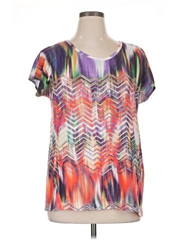 Christopher & Banks Short Sleeve Blouse (view 1)