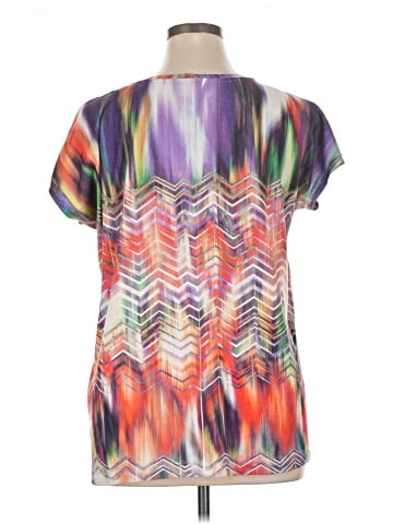 Christopher & Banks Short Sleeve Blouse (view 2)
