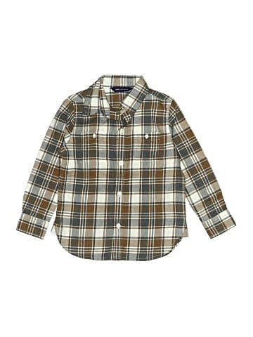 Janie and Jack Long Sleeve Button-Down Shirt (view 1)