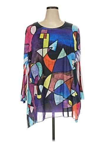 Jess & Jane 3/4 Sleeve T-Shirt (view 1)