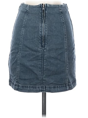 Free People Denim Skirt (view 2)