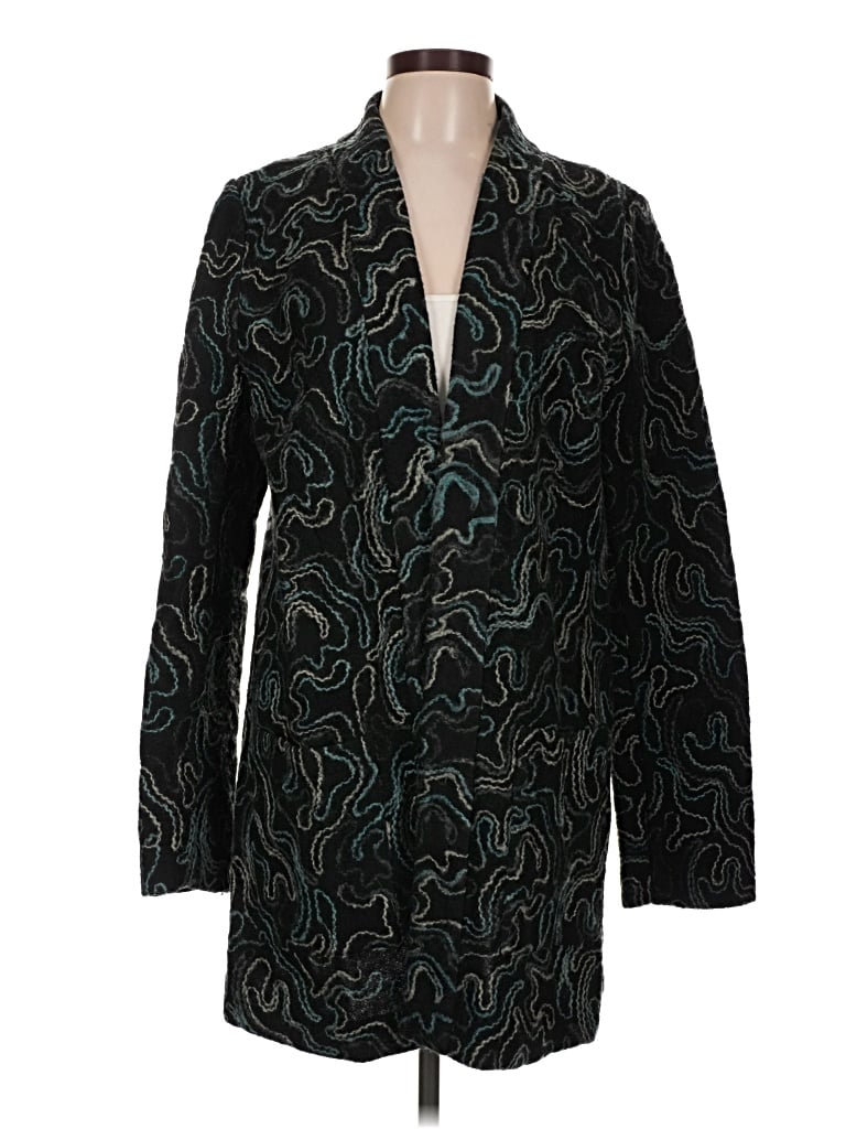 Pre-owned Jjill Blazer Jacket In Black