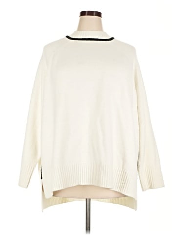 Peace Love World Pullover Sweater (view 1)