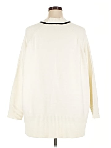 Peace Love World Pullover Sweater (view 2)
