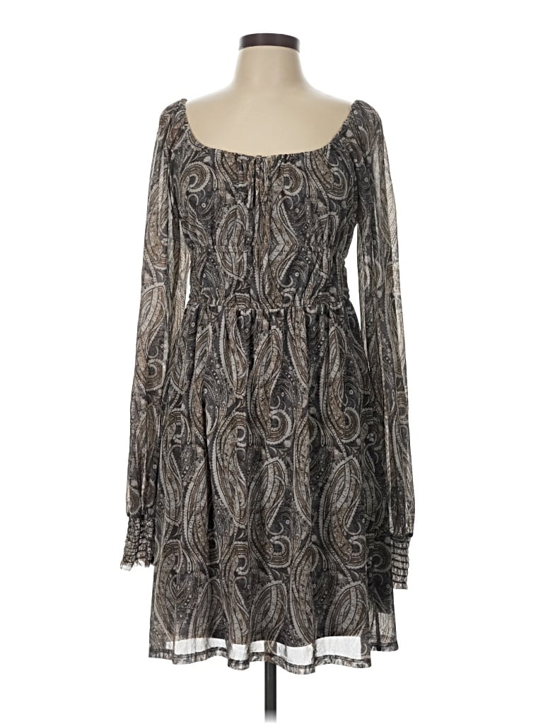 Pre-owned Cato Casual Dress In Gray