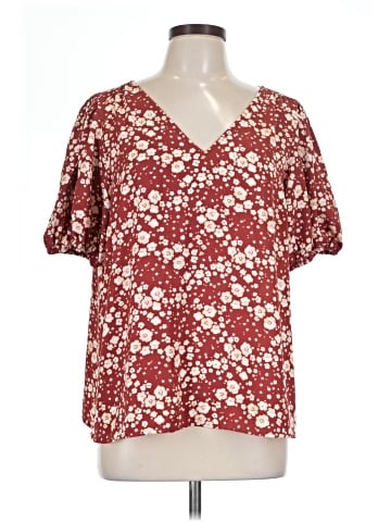 LC Lauren Conrad Short Sleeve Blouse (view 1)