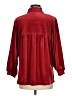 John Mark Solid Burgundy Long Sleeve Blouse Size M - photo 2