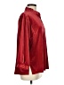 John Mark Solid Burgundy Long Sleeve Blouse Size M - photo 4