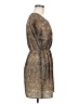 Soprano Animal Print Brown Cocktail Dress Size M - photo 4