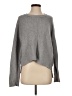 Olivaceous Solid Gray Pullover Sweater Size S - photo 1