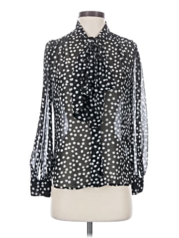 Eva Mendes by New York & Company Long Sleeve Blouse (view 1)