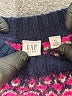 Gap Kids Chevron-herringbone Pink Pullover Sweater Size 4 - 5 - photo 3