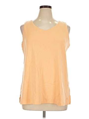 Isaac Mizrahi LIVE! Sleeveless T-Shirt (view 1)