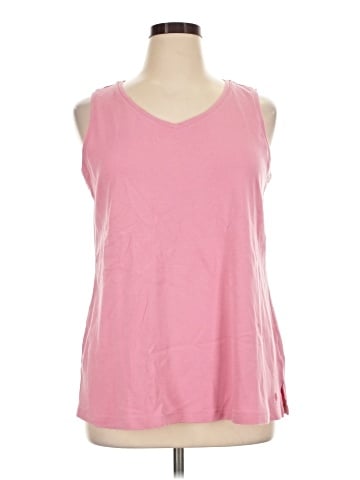 Isaac Mizrahi LIVE! Sleeveless T-Shirt (view 1)