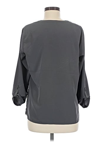 Lands' End 3/4 Sleeve Blouse (view 2)