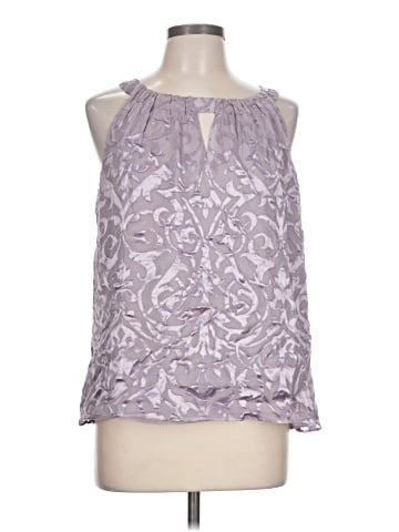 White House Black Market Sleeveless Silk Top (view 1)