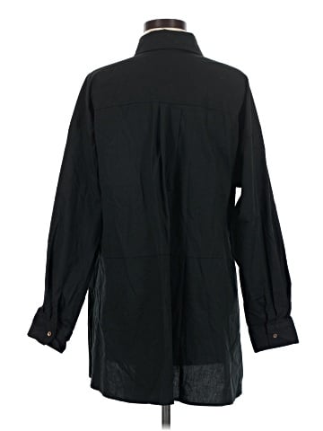 Attitudes by Renee Long Sleeve Button-Down Shirt (view 2)