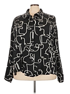 ELOQUII Long Sleeve Blouse (view 1)