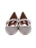 Badgley Mischka Tweed Silver Flats Size 8 1/2 - photo 2