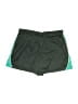 Nike 100% Polyester Color Block Green Athletic Shorts Size S - photo 2