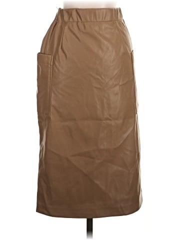Laundry by Shelli Segal Faux Leather Skirt (view 2)