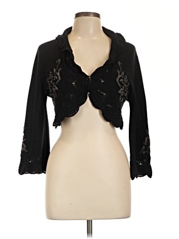 Nicole Miller Collection Silk Cardigan (view 1)