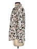 Karl Lagerfeld Paris 100% Polyester Print Silver Long Sleeve Blouse Size XS - photo 5