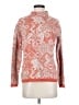 Christopher & Banks 100% Cotton Paisley Orange Pullover Sweater Size S - photo 1