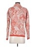 Christopher & Banks 100% Cotton Paisley Orange Pullover Sweater Size S - photo 2