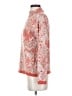Christopher & Banks 100% Cotton Paisley Orange Pullover Sweater Size S - photo 5