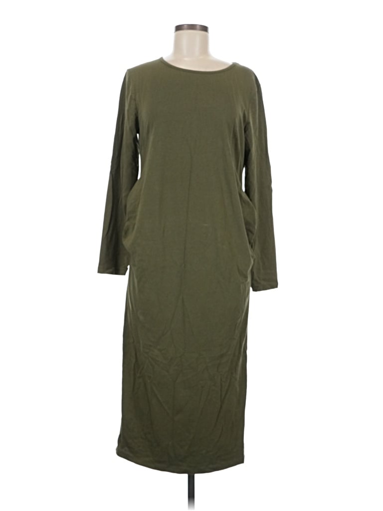 Pre-owned Boohoo Casual Dress In Green