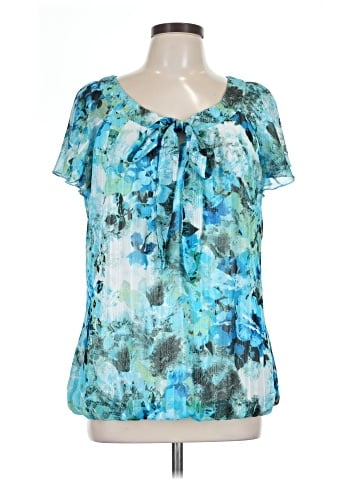 Sara Michelle Short Sleeve Blouse (view 1)