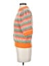 THML Color Block Orange Teal Pullover Sweater Size S - photo 5