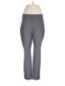 dalia Solid Gray Active Pants Size L - photo 1