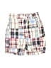 Janie and Jack Plaid White Board Shorts Size 3-6 mo - photo 1