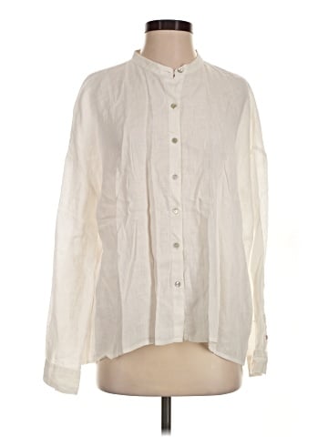 Eileen Fisher Long Sleeve Button-Down Shirt (view 1)