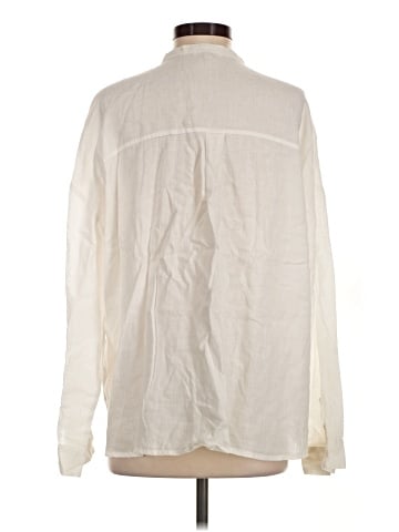 Eileen Fisher Long Sleeve Button-Down Shirt (view 2)